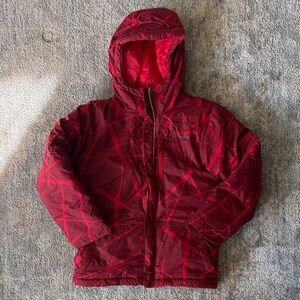Columbia Kids Burgundy Puffer Jacket
